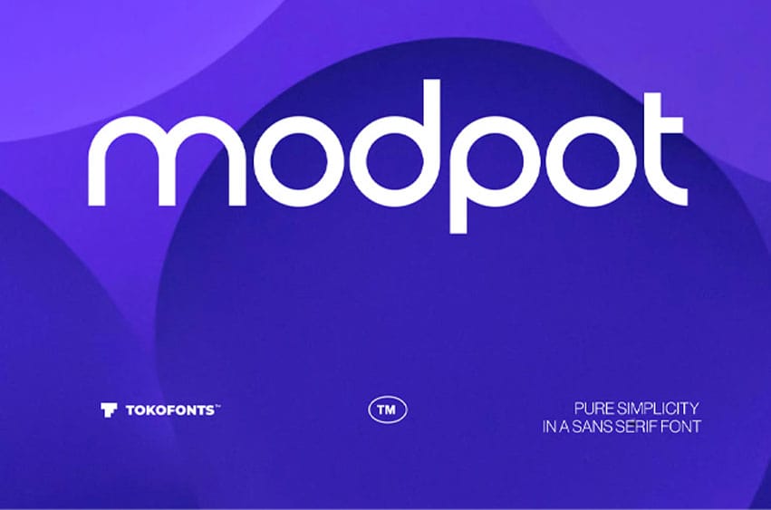 Modpot Font