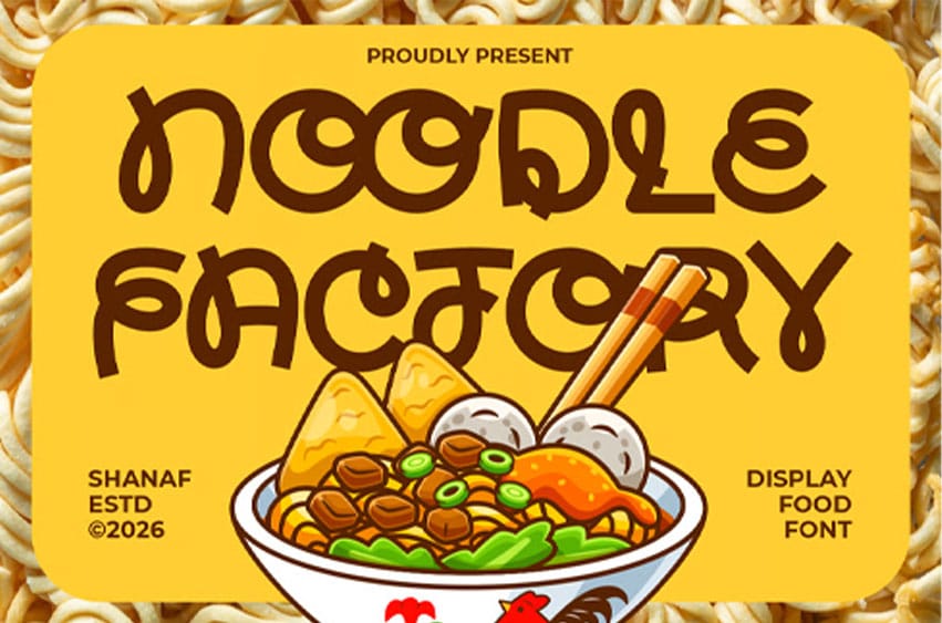 Noodle Factory Font