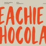 Peachie Chocola Font