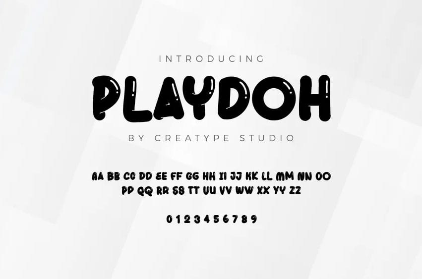 Playdoh Font