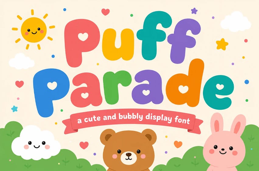 Puff Parade Font