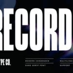 Records Font