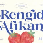 Rengid Afikan Font