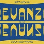 Revanzo Rough Font