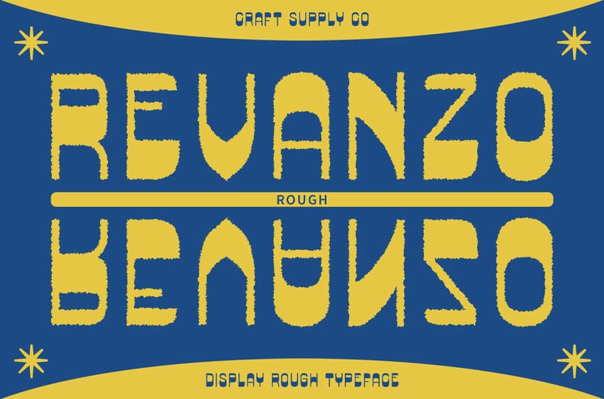 Revanzo Rough Font