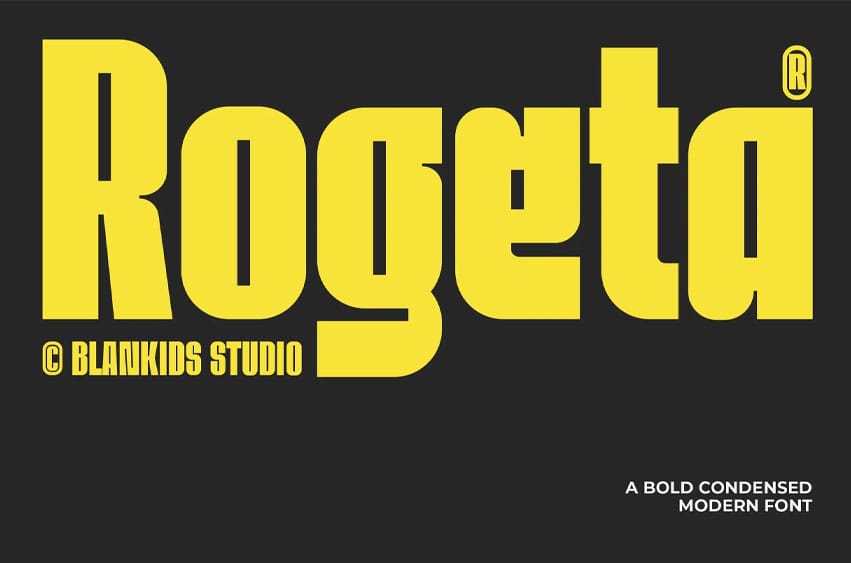 Rogeta Font