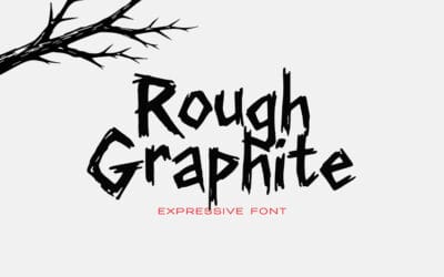 Rough Graphite Font