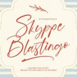 Skyppe Blastingo Font