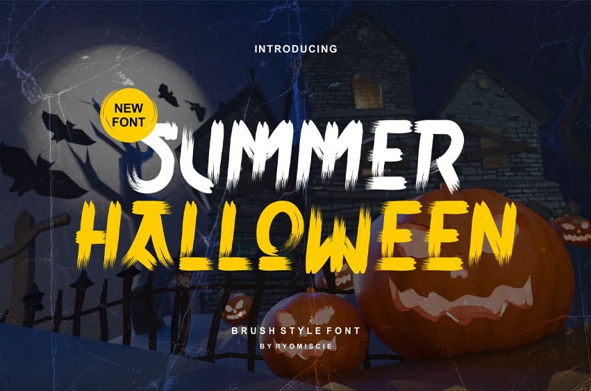 Summer Halloween Font
