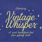 Vintage Whisper Font