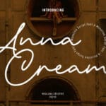 Anna Creams Font