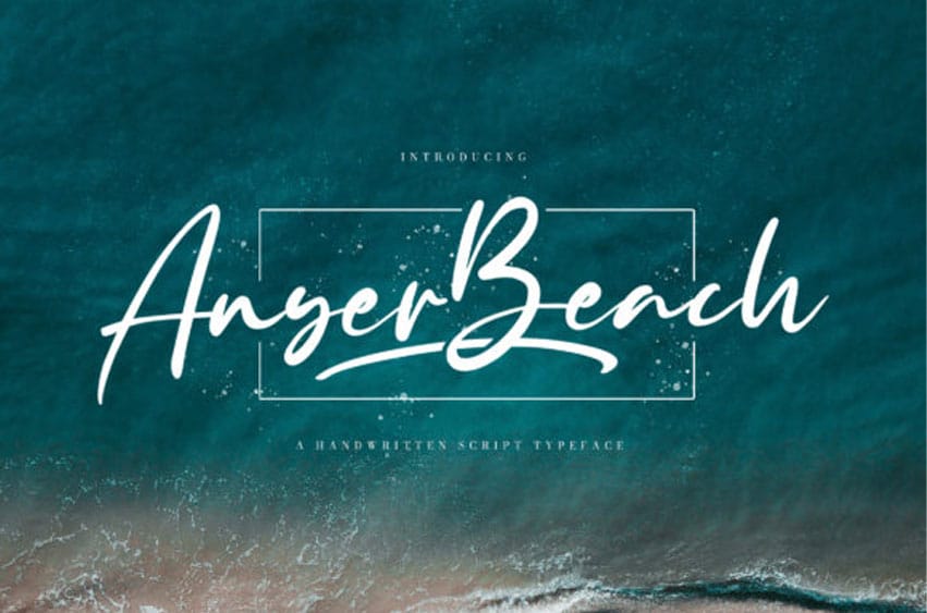 Anyer Beach Font