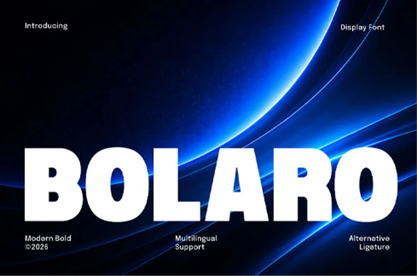 Bolaro Font