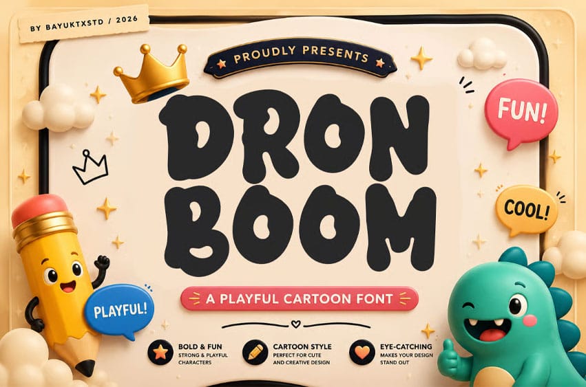 Dron Boom Font
