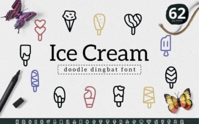 Ice Cream Font
