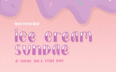 Ice Cream Sundae Font