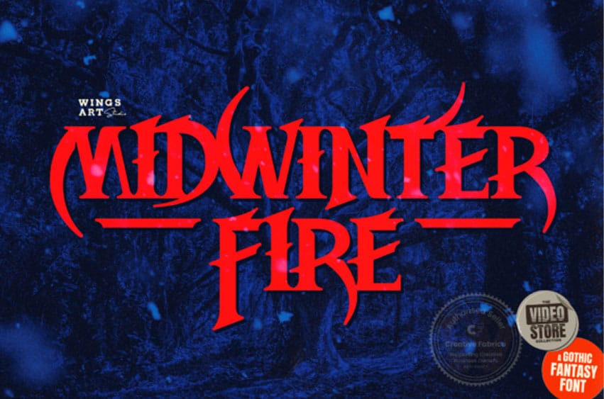 Midwinter Fire Font