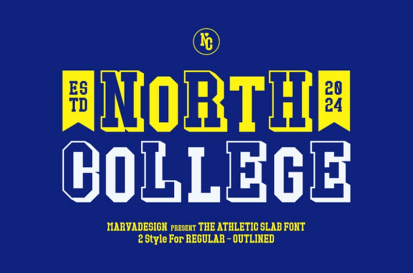 North College Font