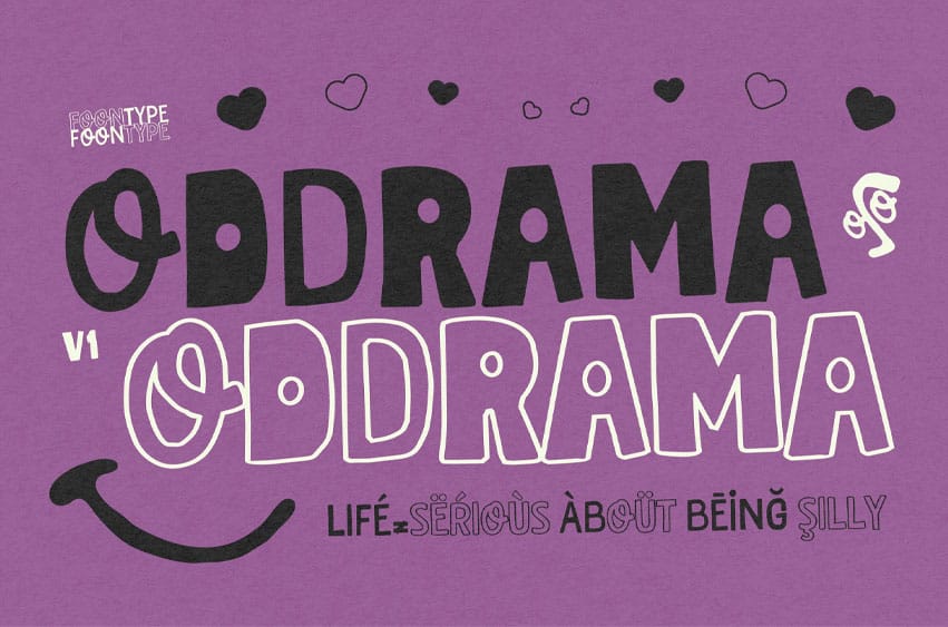 Oddrama Font