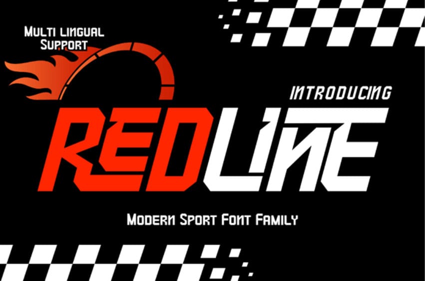 Redline Font