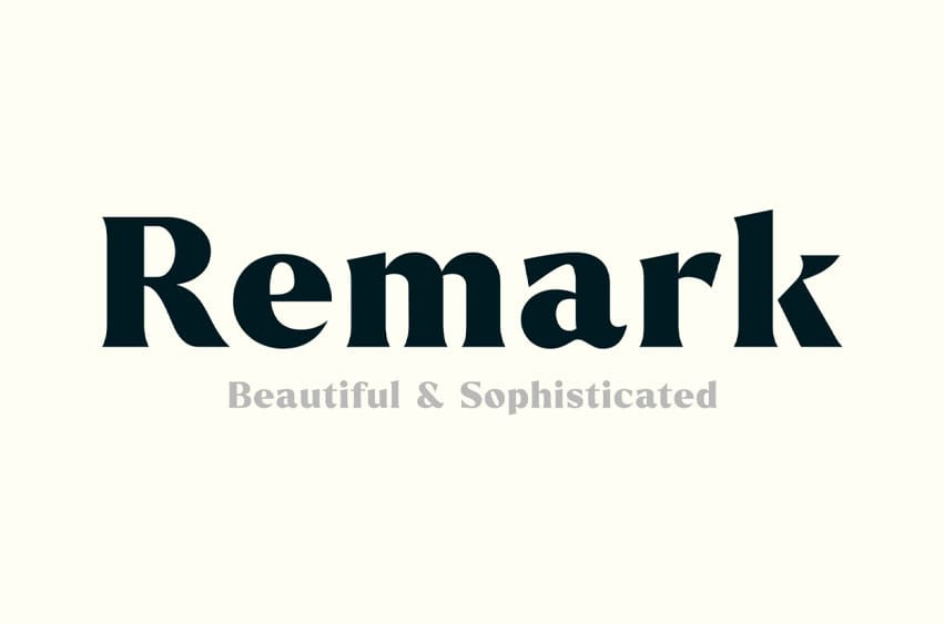Remark Font