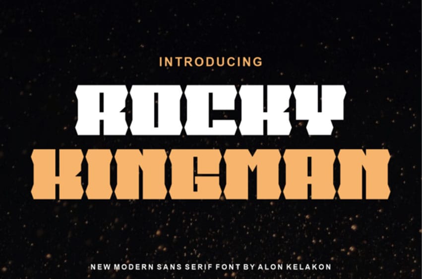 Rocky Kingman Font