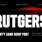 Rutgers Font