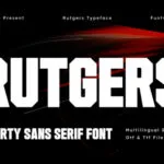 Rutgers Font