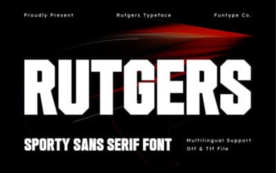 Rutgers Font