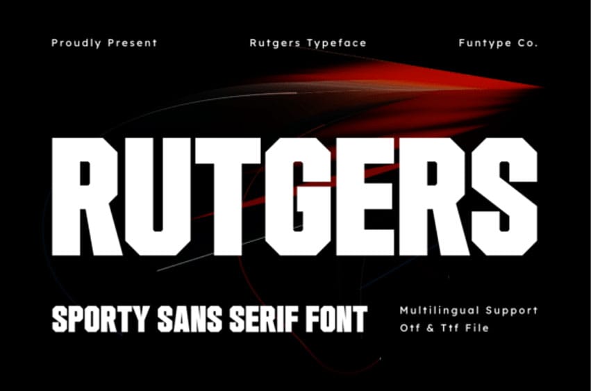 Rutgers Font