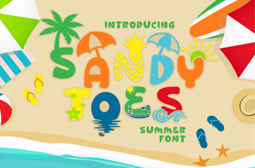 Sandy Toes Font