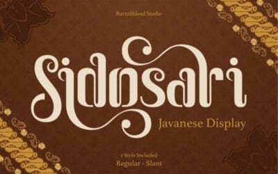 Sidosari Font