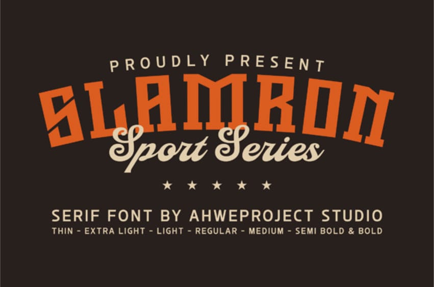 Slamron Font