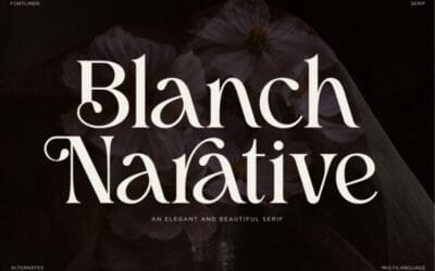 Blach Narative Font