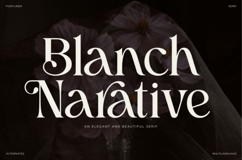 Blach Narative Font