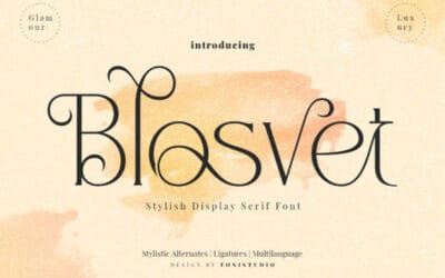 Blosvet Font