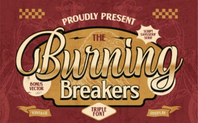 Burning Breakers Font