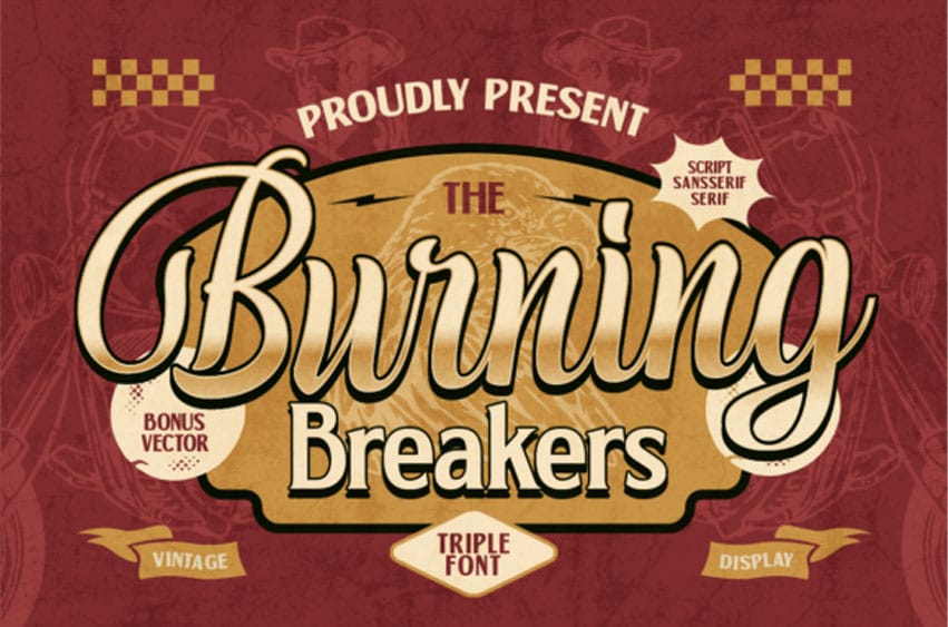 Burning Breakers Font