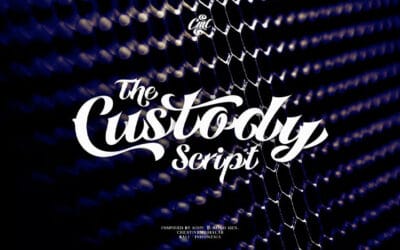 Custody Script Font