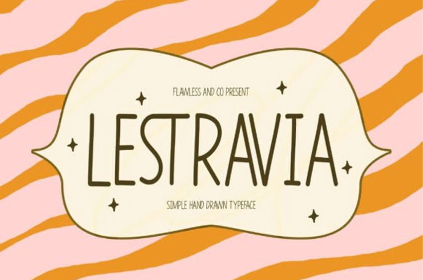 Lestravia Font