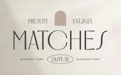 Matches Font