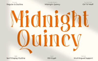 Midnight Quincy Font