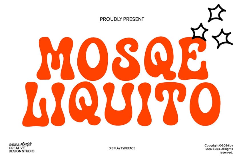 Mosqe Liquito Font