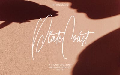 Plate Coast Font