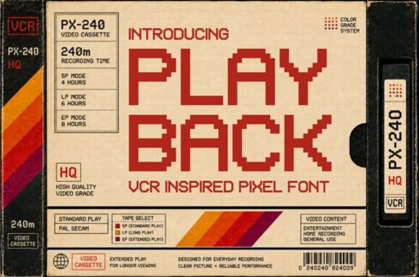 Playback Font