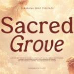 Sacred Grove Font