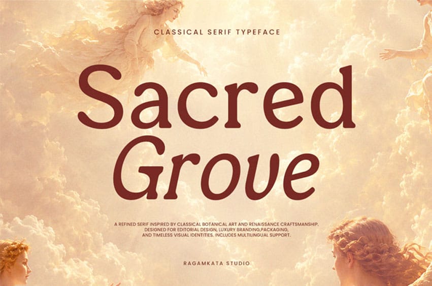Sacred Grove Font