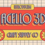 Acello 3D Font
