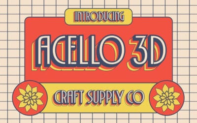 Acello 3D Font