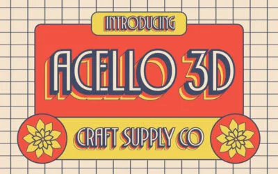 Acello 3D Font